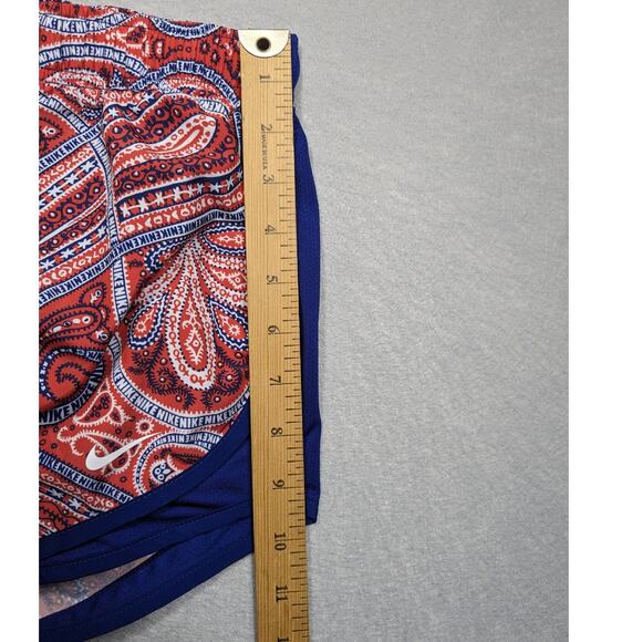 Nike Running Shorts Women's Small Dri-FIT Mid-Rise Brief-Lined Paisley - Picture 6 of 12